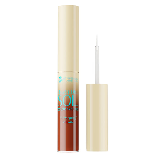 Aura Del Sol Color Waterproof Eyeliner 03 Brick Red