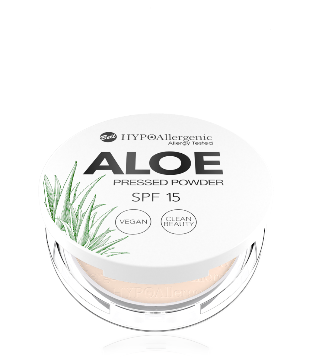 Aloe Pressed Powder SPF 15 01 Cream